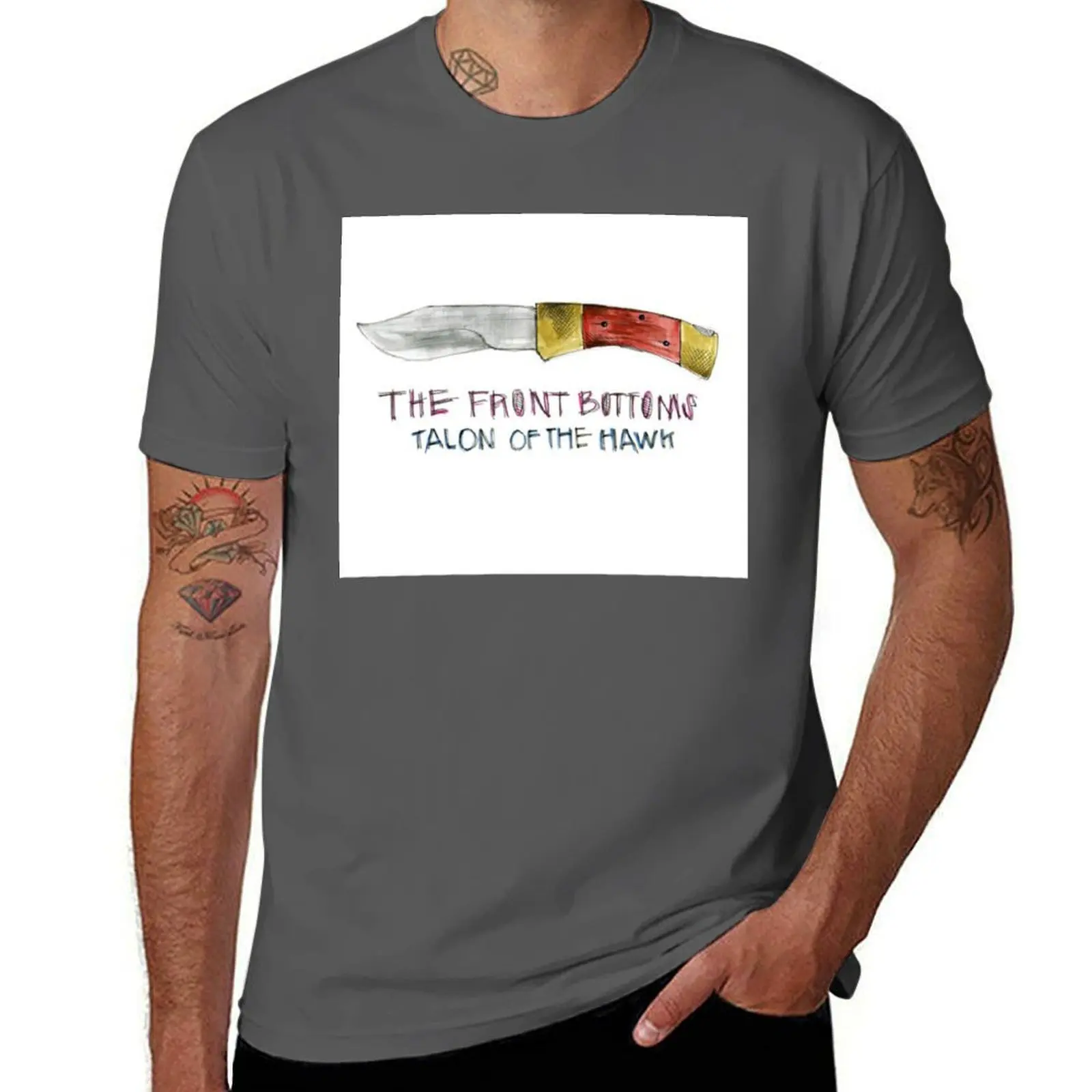 The Front Bottoms Talon Of The Hawk Album Cover T-Shirt t shirts cotton 100% man t shirt summer T-Shirt