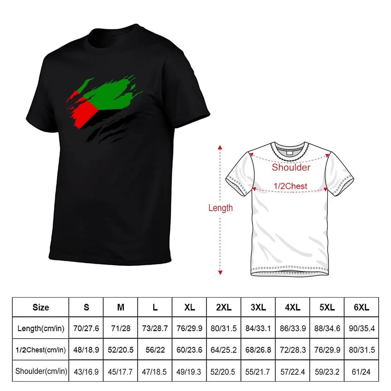 Torn Style Martinique Flag T-Shirt t shirt man designer man graphic t shirt T-Shirt - Image 6
