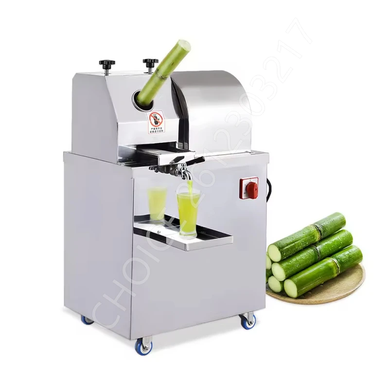 

220v 300kg/H Stainless Steel Commercial Electric Sugarcane Juice Machine Sugar Cane Juice Extractor Squeezer Sugarcane Juicer