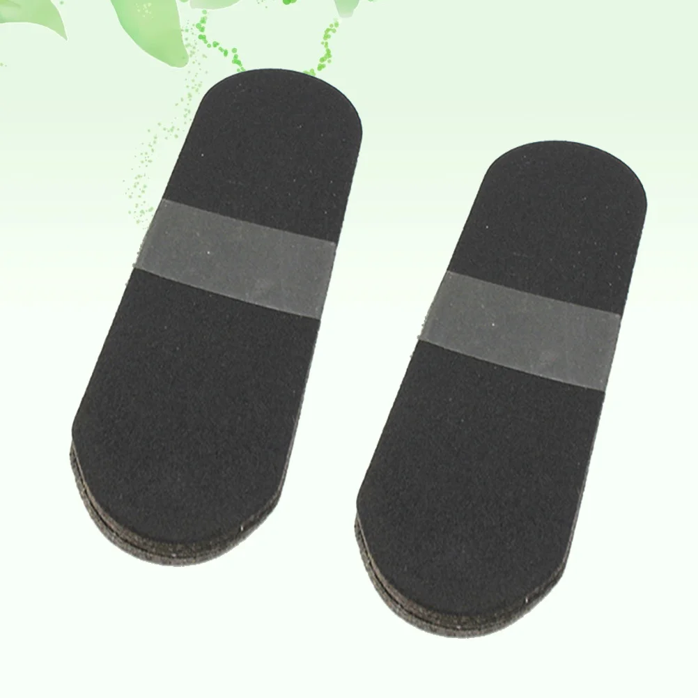 10 pçs lixa preta removedor de calos acessórios de cuidados com os pés discos de lixa autoadesivos suavizar calos macios e teimosos