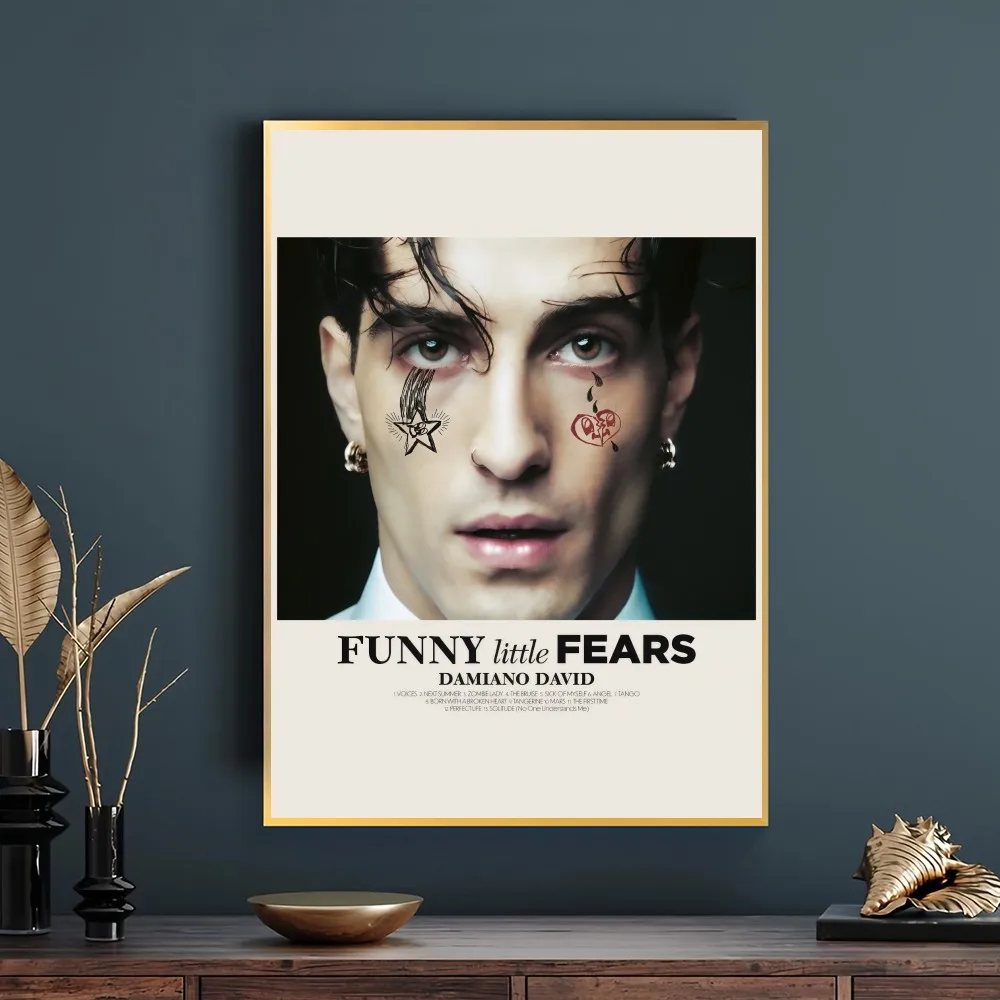 داميانو ديفيد روك المغني المشارك غرفة نوم غرفة المعيشة جدار المرآب ديكور غرفة ديكور هدايا المنزل #3