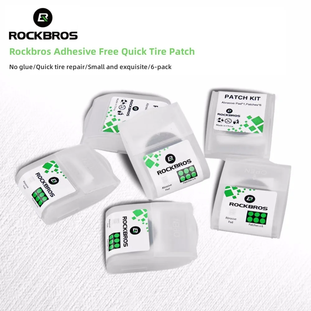 Rockbros Fahrrad Reifen Reparatur Patch Mountain Road Reifen Schlauch Reparatur box selbst klebend Fahrrad Reparatur Werkzeug Zubehör – Detail 14