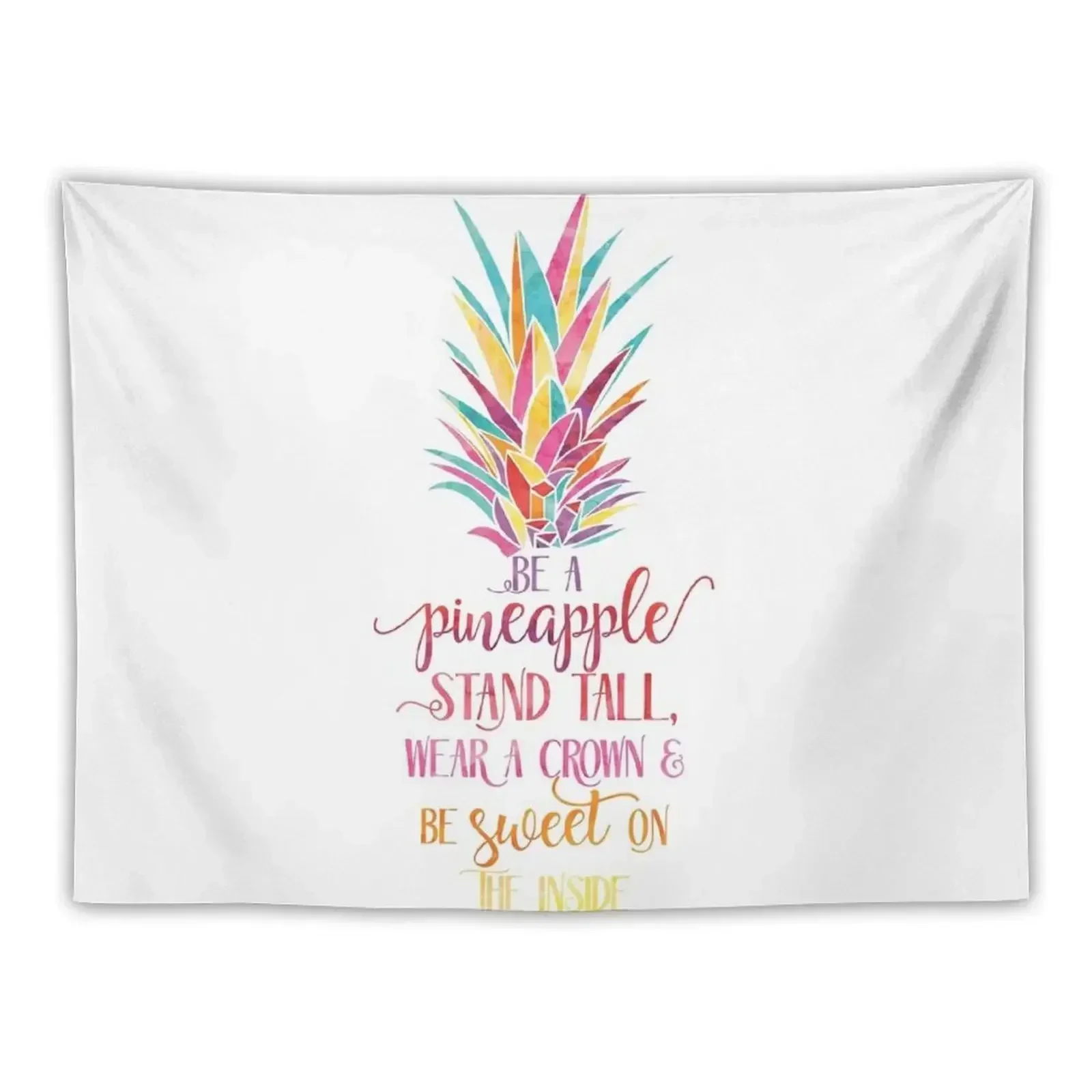 Be A Pineapple Quote - Bright Tapestry Bedroom Organization And Decoration Decorative Paintings Bedroom Deco Tapestry