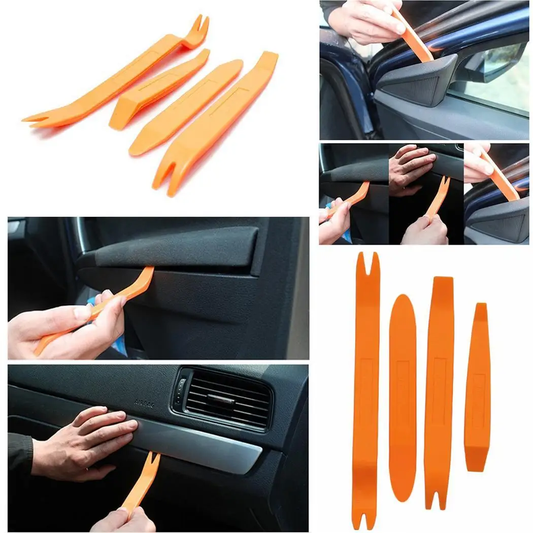 4pcs/set Car Removal Instal Tool Accessories For Audi A4 A3 A6 C6 B7 B8 B5 Q5 Seat Leon Ibiza Skoda Fabia Yeti Superb