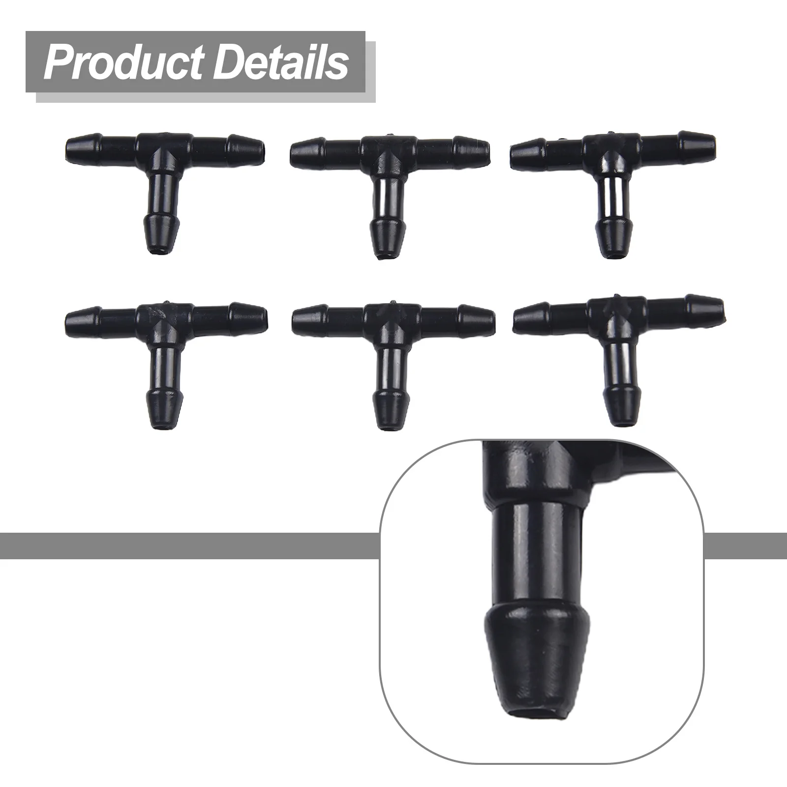 18/36pcs Windscreen Washer Joiner Pipe Connector Kit T Y I Type Splitter Fittings For Car Water-Tube Nozzle Repair