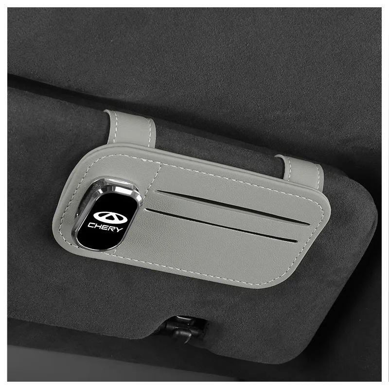 

Multifunction Car Glasses Clip For Chery Tiggo 2 3 4 7 8 Pro QQ Iq Fulwin Arrizo Car Accessories Card Clip Sunshade Glasses Clip