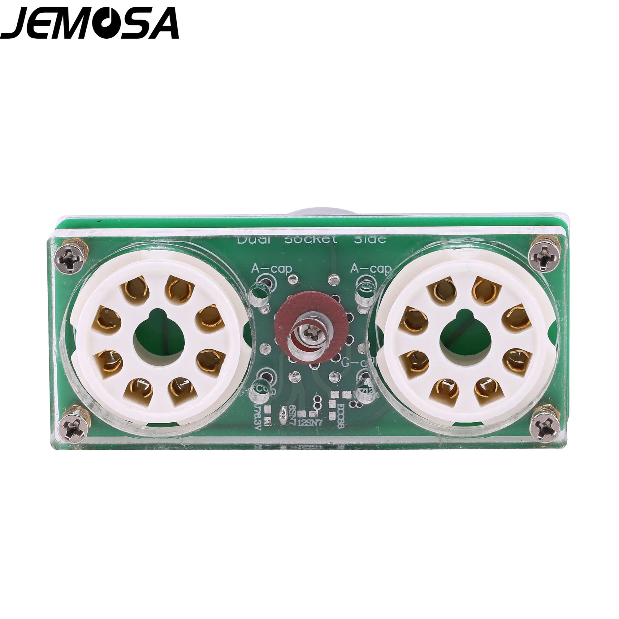 1PC 6J5 + 6J5 To 6SN7สูญญากาศ8หมุด8Pins DIY เครื่องขยายเสียงสูญญากาศหลอดแปลงอะแดปเตอร์ซ็อกเก็ตจัดส่งฟรี