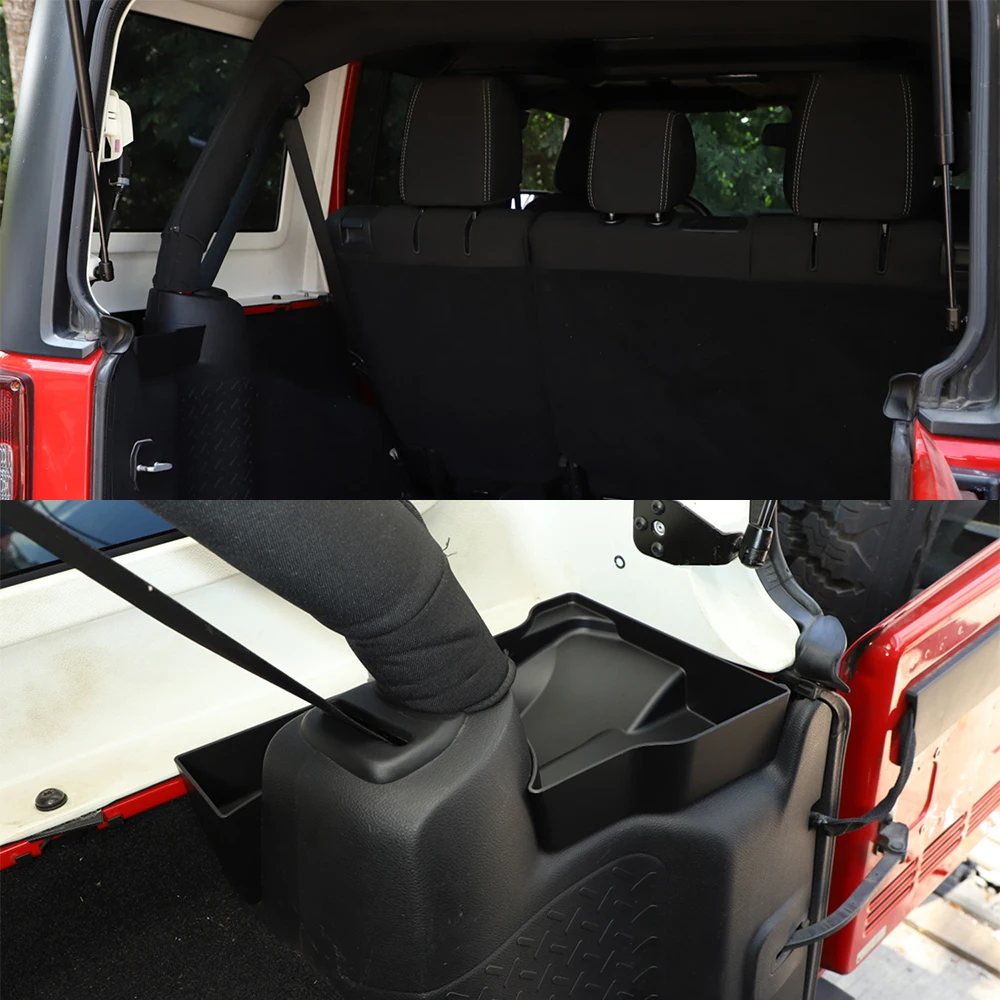 Car Rear Both Side Storage Tray Organizer for Jeep Wrangler JK 2011 2012 2013 2014 2015 2016 2017 2/4-Doors Interior Accessory