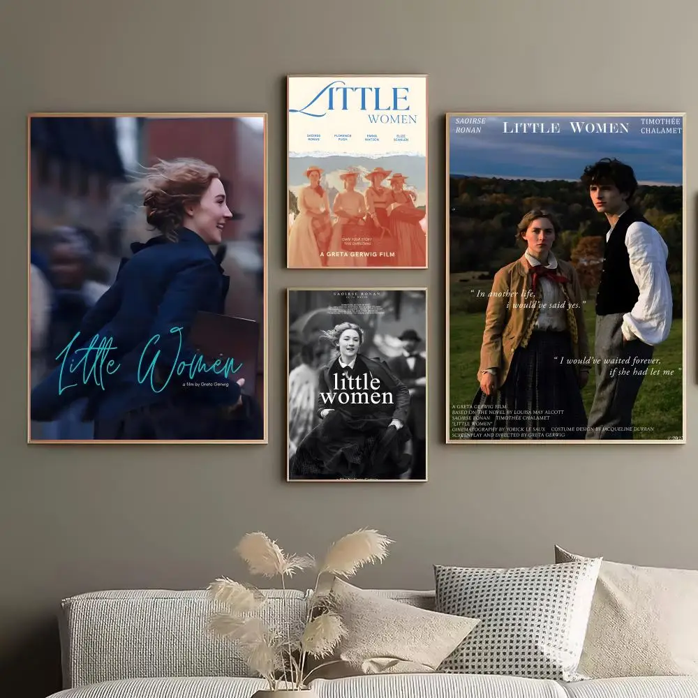 Little Women Movie-Inspired Cozy Lounge Setup Warm Ambient Quick Room Upgrade Relaxed Living Space Lift Poster