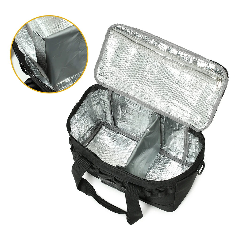 Insulated Thermal Cooler Bag Drink Storage Large Chilled Bags Cool Lunch Foods Lunch Box Zip Picnic Tin Foil Food panier repas