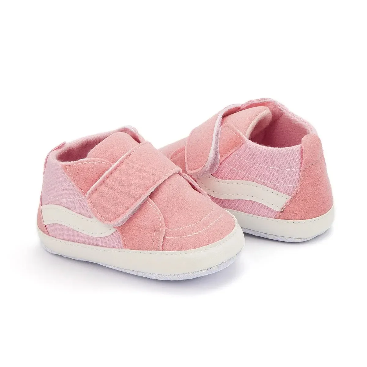 Meckior-zapatos informales para Bebé y Niño, calzado acolchado de algodón, antideslizante, suela suave, primeros pasos, 2 colores, 0 a 18M