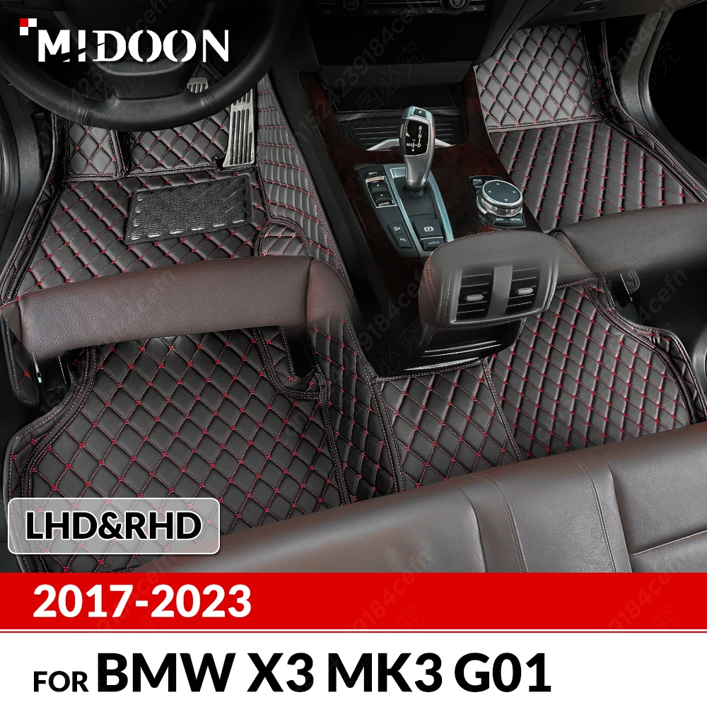 

Автомобильные коврики для BMW X3 MK3 G01 2017 2018 2019 2020 2021 2022 2023