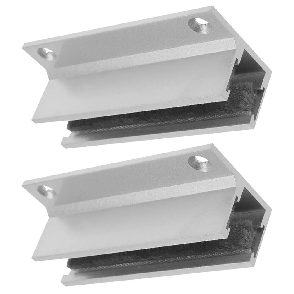 

Shower Bottom Guide Glass Door Limiter Track Sliding Replacement Runner Mount Bumpers Durable Rust Resistant Easy for Bathroom