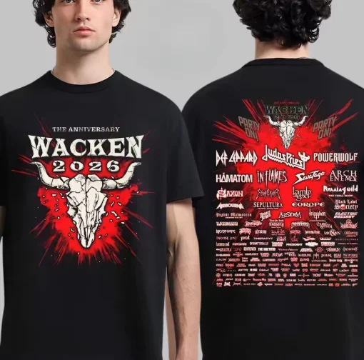 Vintage Heavy Metal Music Festival Graphic Tee  Cotton T Shirt Skull Band Lineup Print Rock Concert Merch Streetwear Summer Top