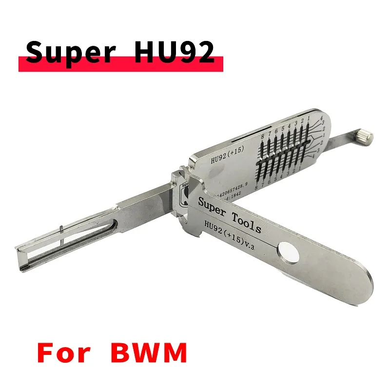New Stely HU92 Lishi 2in1 Decoder Super Tools For hollow out Lock Pick Tool For BWM