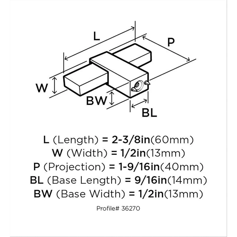 Botão de armário contemporâneo, hardware de gaveta de alumínio, fácil instalação, 60mm de comprimento, versátil, durável, montagem incluída, móveis para casa