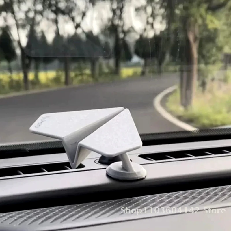 

Free Paper Airplane Auto Interior Center Console Gyroscope Car Automatic Swing Decorative Instrument Panel Children's Toy Gift