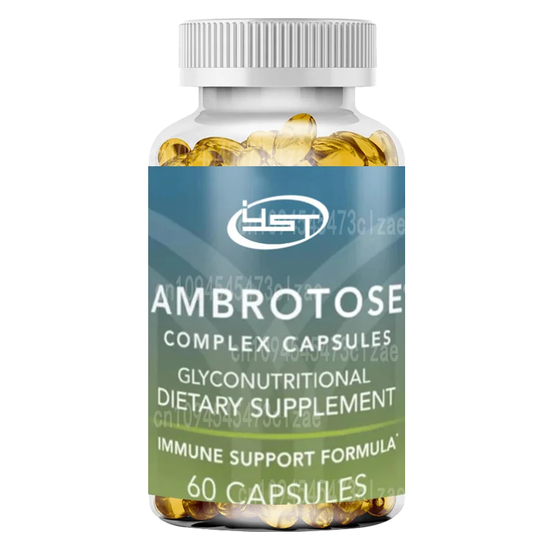 Ambrotose ®   Compuesto, adecuado tanto para hombres como para mujeres, que contiene polisaccaridos de maniquíes, 60 cápsulas