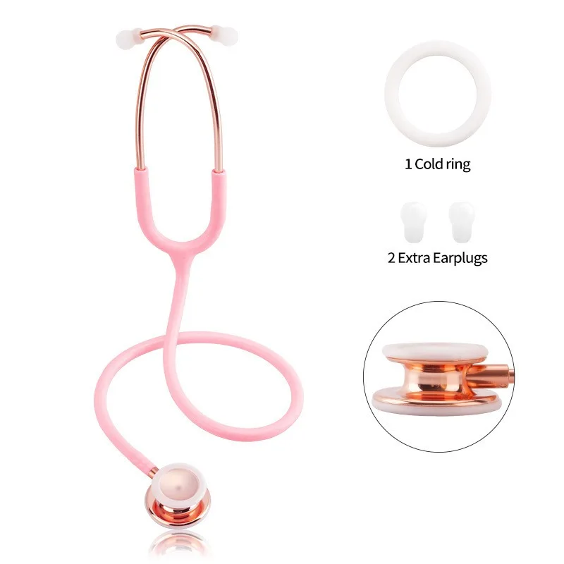 1PCSMedical Color Multifunctional Dual Head Double sided Stethoscope Protective Instrument Accessories Doctor Teaching Equipment