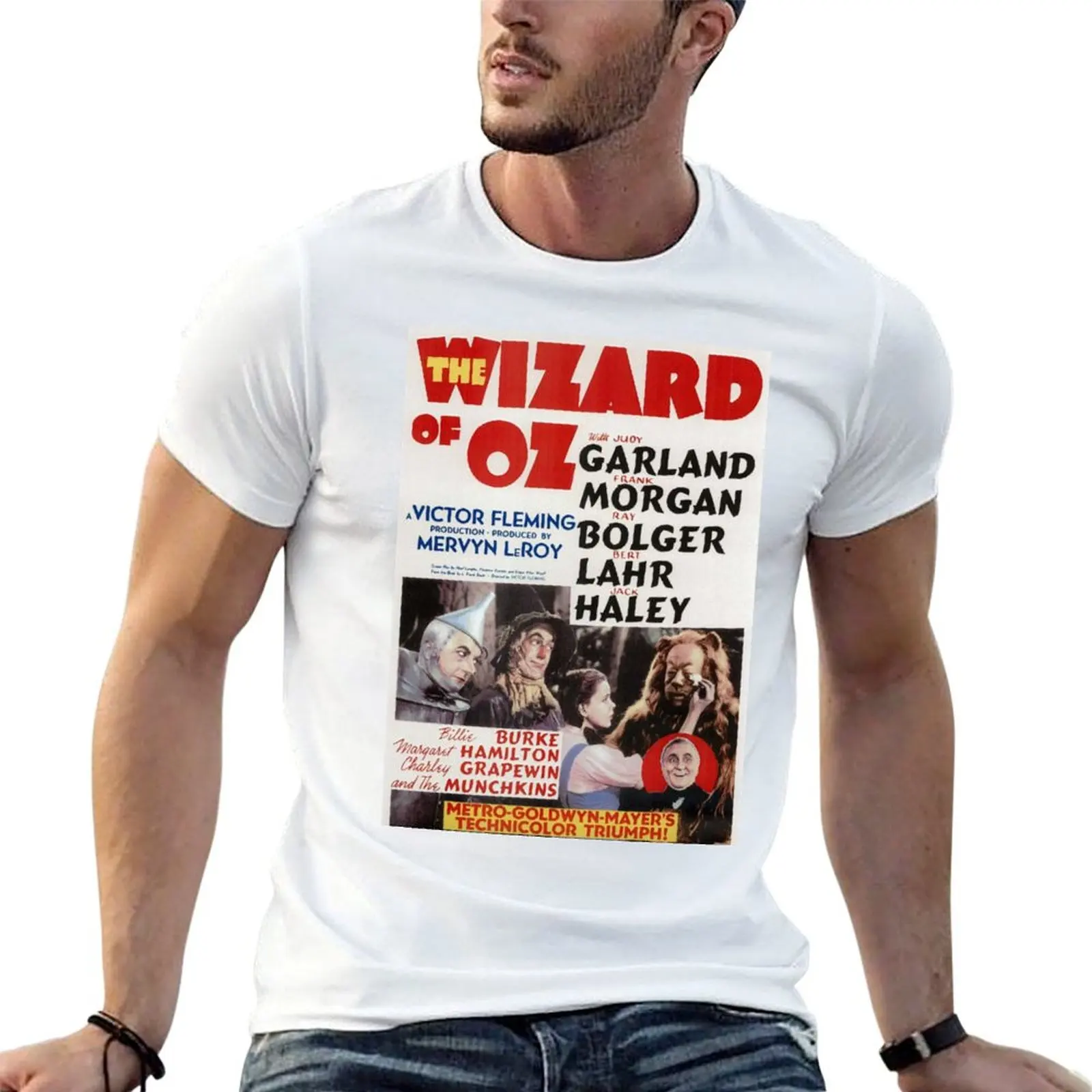 

Original Wizard of Oz Movie Poster T-Shirt t shirt man cotton t shirt man casual T-Shirt