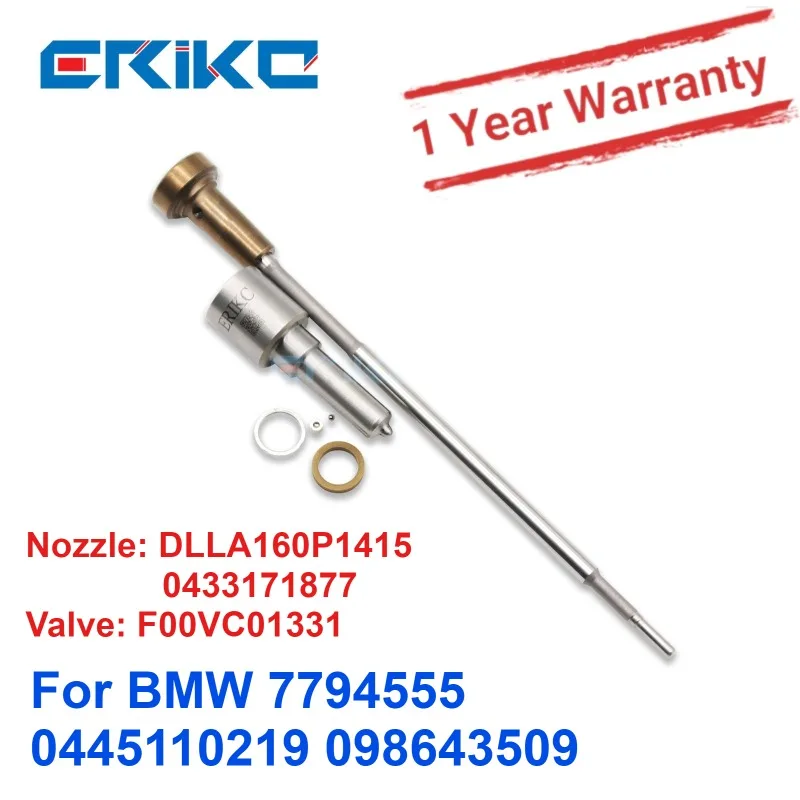 

Форсунка Common Rail DLLA160P1415 0433171877 Клапан F00VC01331 Ремкомплекты форсунок для BMW 7794555 0445110219 098643509
