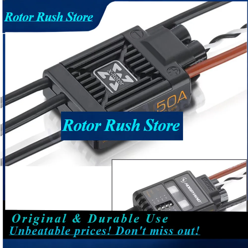 RoRuSHobbywing XRotor PRO 50A ESC 4-6S LiPo No BEC Multi-rotor Dedicated Brushless Electric Tuning With Navigation LED