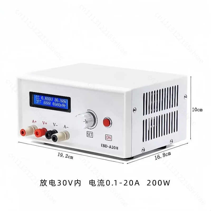 110/220v Supply Charging Tester Equipment Discharge Electronic Load 72v Lifepo4 Battery Pack Capacity Test