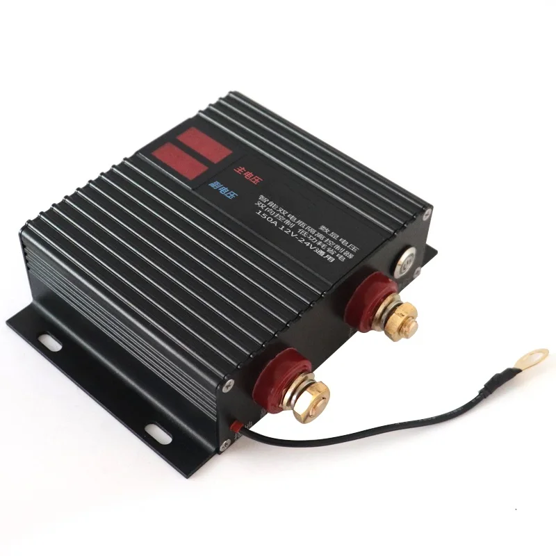 Blauwe Kleur Multi Laagspanning 12V Dual Batterij Relais Isolator Voor Auto Boot Rv Zonder Voltmeter