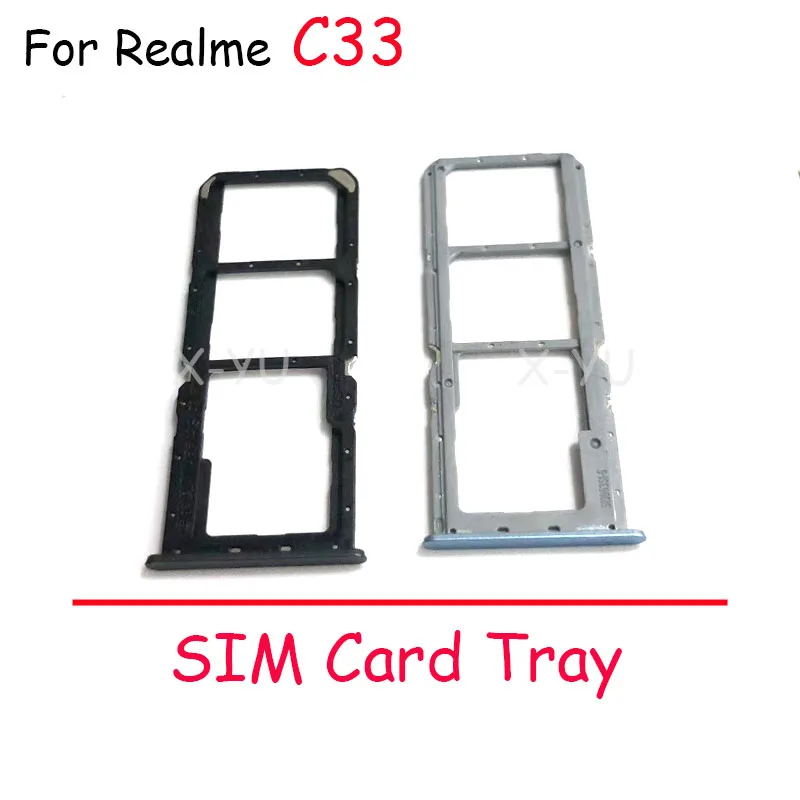 10 Stück Steckplatz halter Dual für Oppo Realme C3 C30 C31 C33 C35 C30S C51 C53 C55 SD SIM-Karten fach Lese buchse