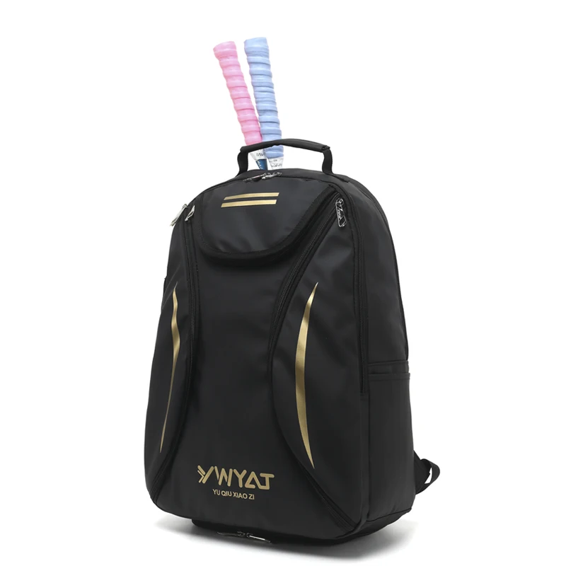 Original YWYAT 2 Rackets Badminton Bag Backpack With Shoes Compartment Tennis Shuttlecock Racquet Sports Bag Men Women Backpack