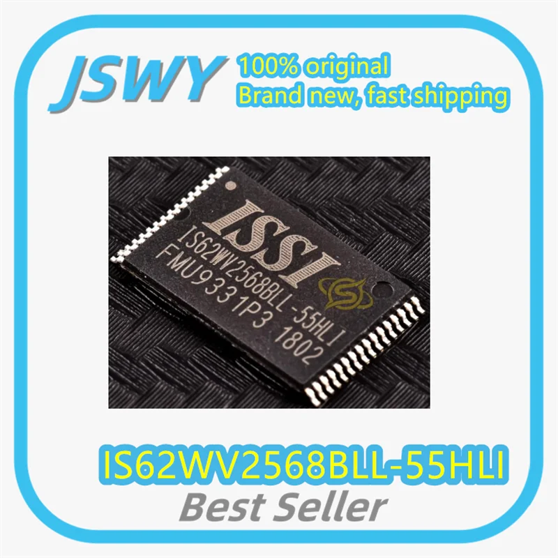 

(5/50 pcs) IS62WV2568BLL-55HLI IS62WV2568 STSOP-32 Static Random Access Memory Chip Brand New Authentic