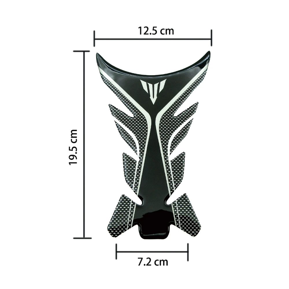 Motorcycle Fuel Tank Pad Protector Decals Sticker With Keychain Keys Accessories For Yamaha MT01 MT03 MT07 MT09 MT10 YZFR1 YZFR6