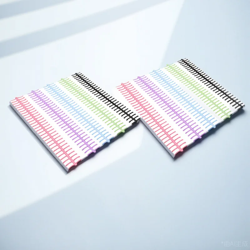 10 Stück Loseblatt-Binderringe, einfach zu öffnen und schließen, Spiralringe für Notebookbindung, DIY-Projekte, Schule, Büro, Schreibtisch-Organizer