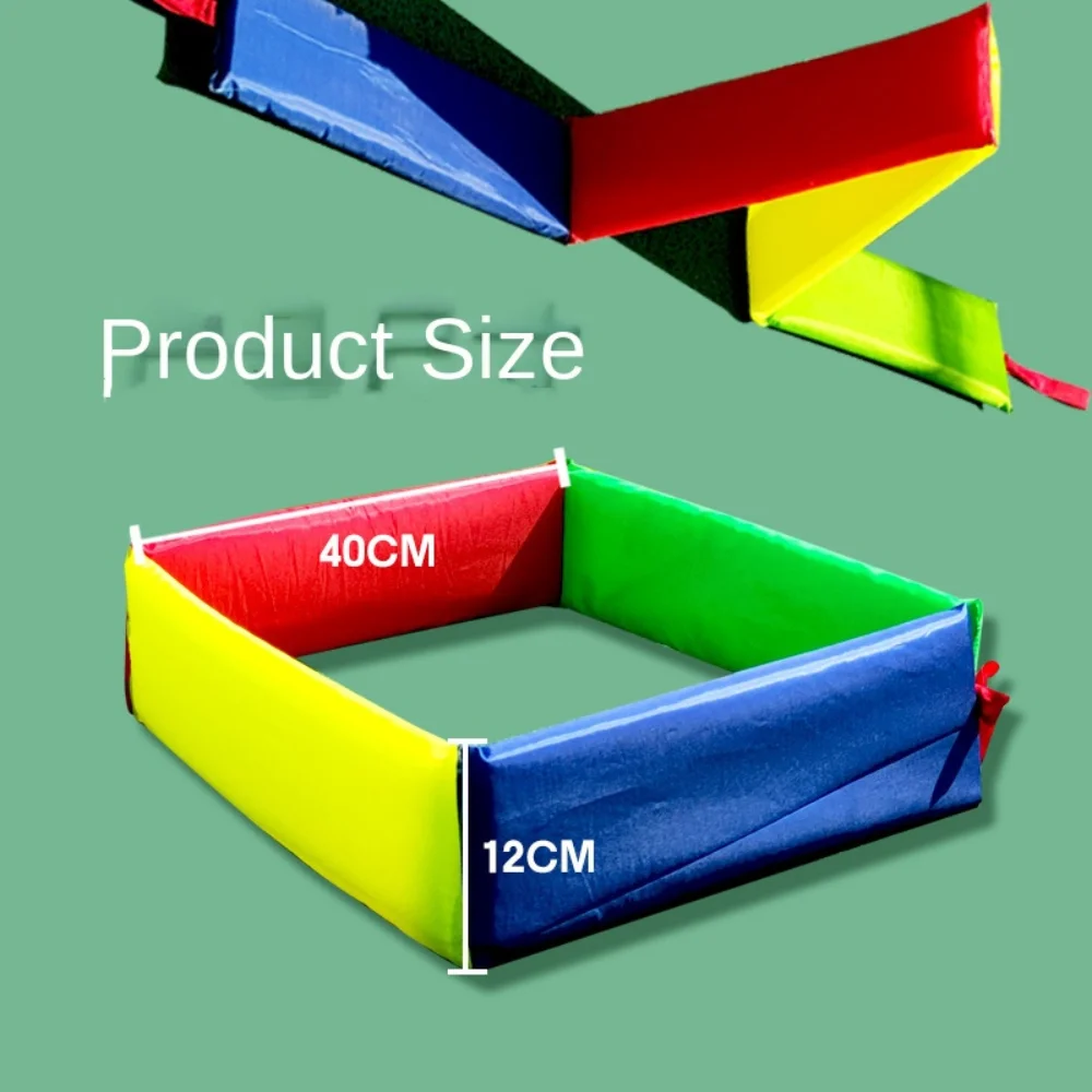 Children Fun Drilling Hole Game Multiple Plays Jumping Lattice Jumping Lattice Toy Kindergarten Sports Props Outdoor Game Toys