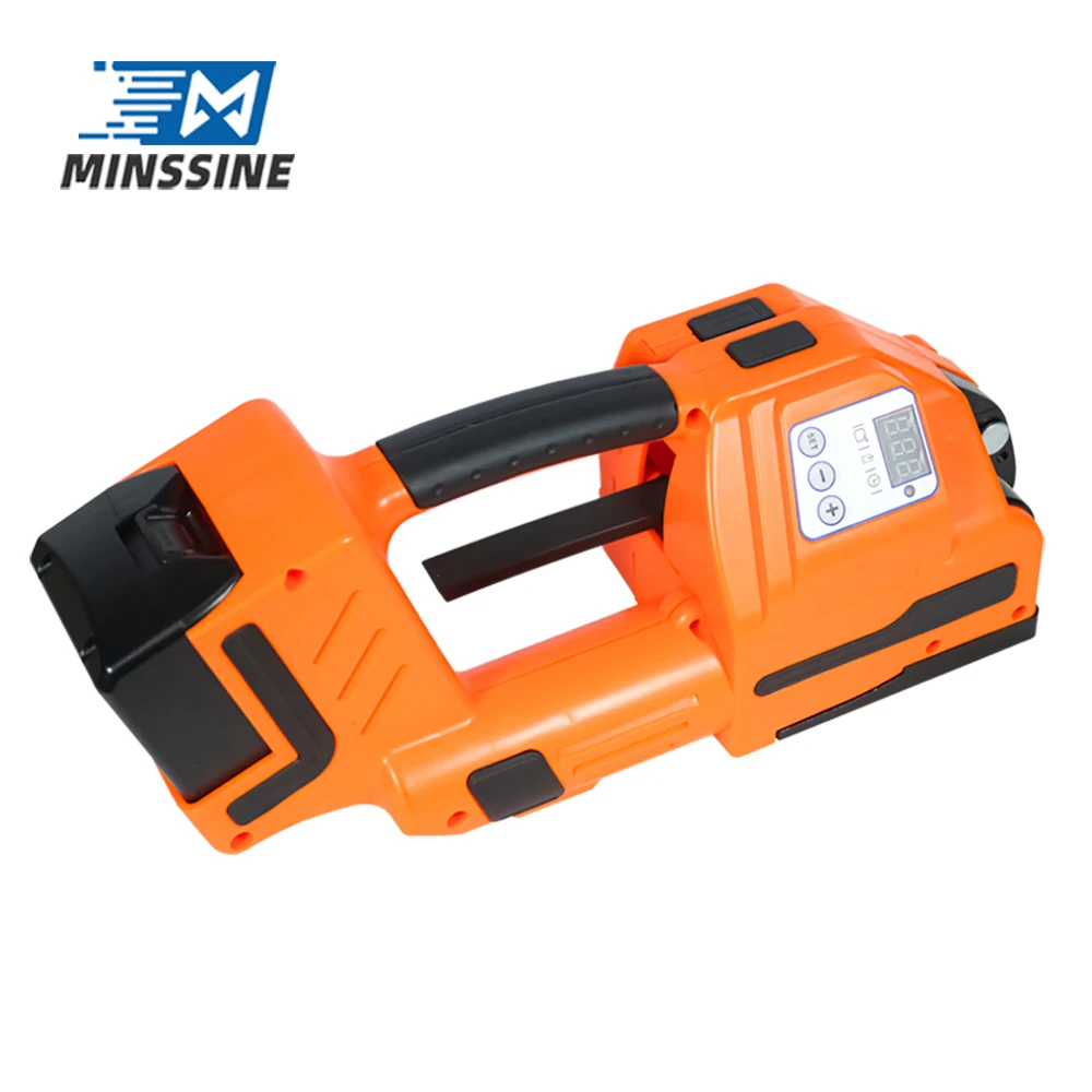 

2024 New Fully Automatic Battery Powered ESTQ-320 Strapping Machine For 13/16mm PP And PET Strap Battery Strapping Tool