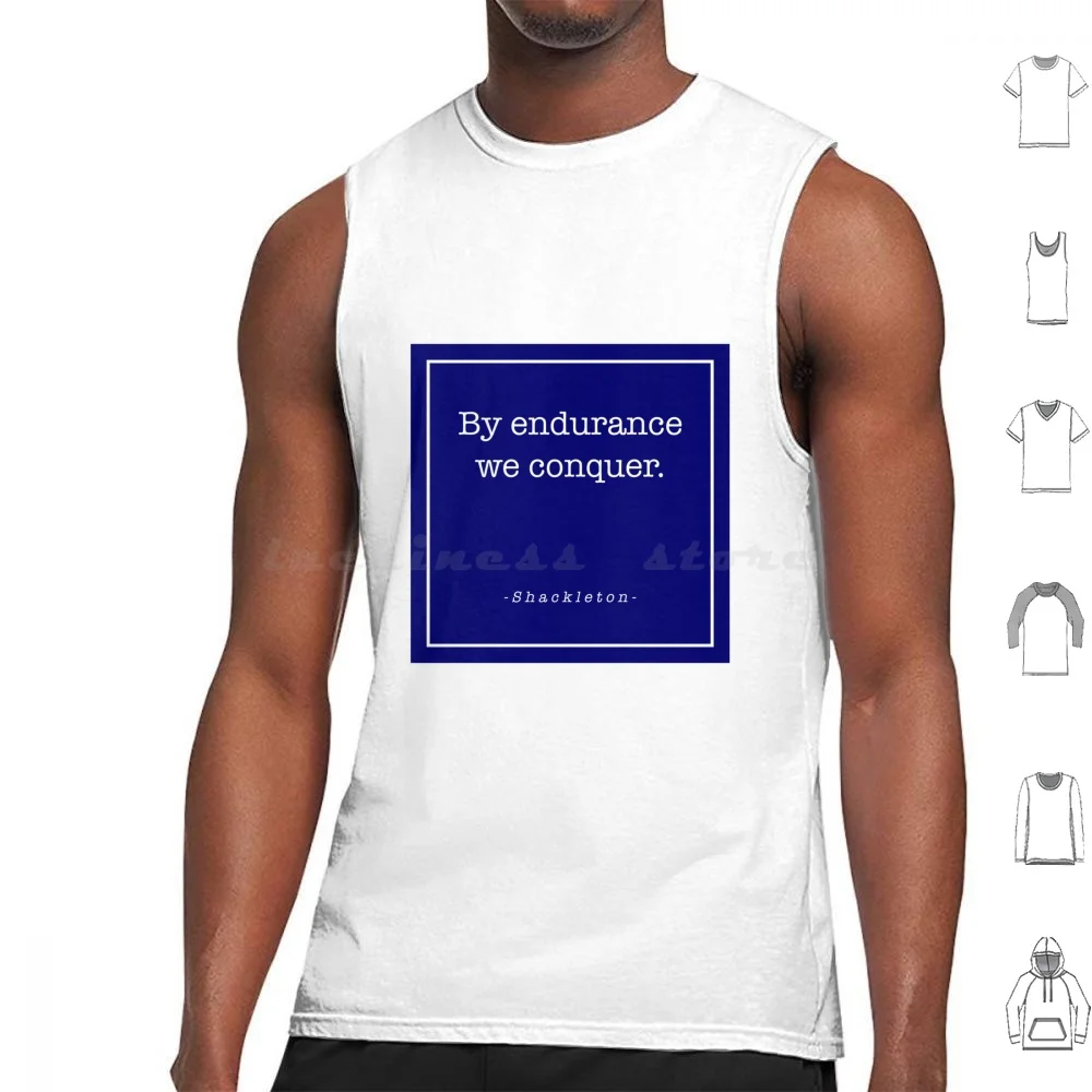 Shackleton-Par Endurance nous conquérir débardeurs imprimé coton Endurance Nimrod aventure explorer inspirer histoire Ernest