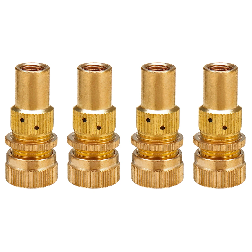 4pcs Universal Offroad Brass Tire Deflators Kit Automatic 6-30psi Tyre Defl