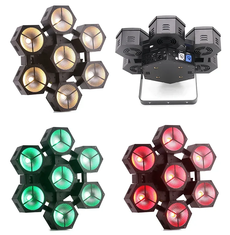 

Marslite 7X40W COB RGBW Strobe Light Wash Stage Lighting Snow Petals Dj Equipment for Party Night Club