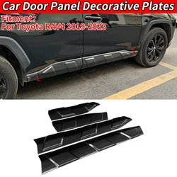 Placas decorativas para Panel de puerta de coche, Kit de modificación de accesorios, mejora de la apariencia, para Rav4 2019, 2020, 2021, 2022, 2023