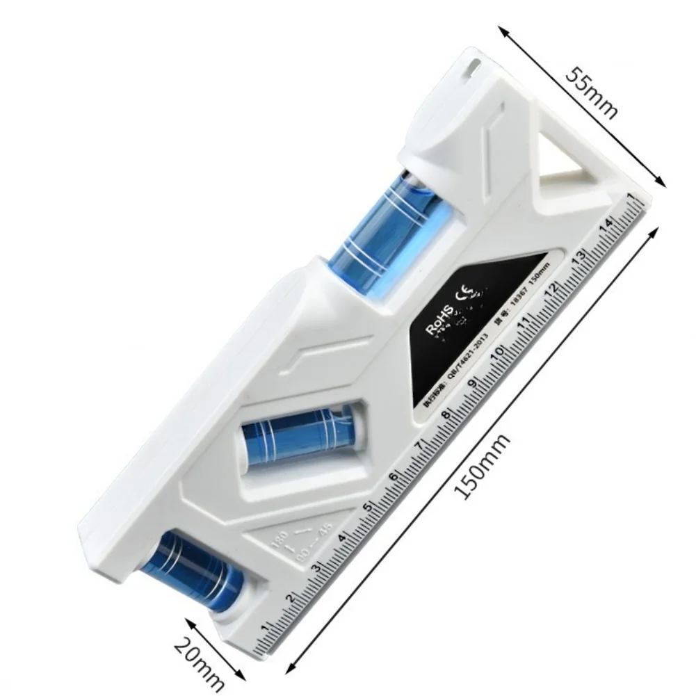 Strong Magnetic Level Ruler High Angle Finder Anti Slip Design For Construction Measurement Instrument