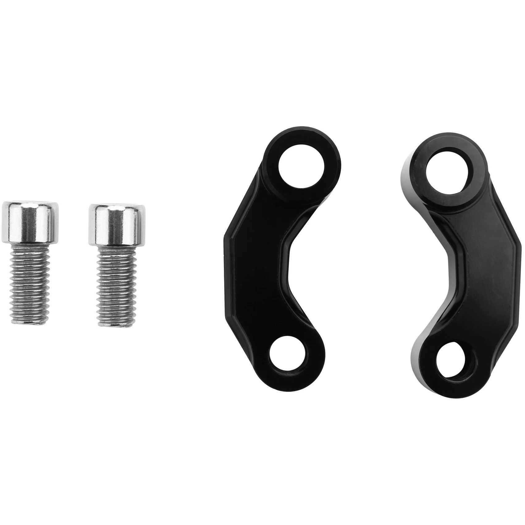 Practical 4X Motorcycle Mirror Riser Extension Bracket Adapter For Bmw R1200gs Lc/Adv 13-18 R Ninet Cnc Aluminum Alloy Black