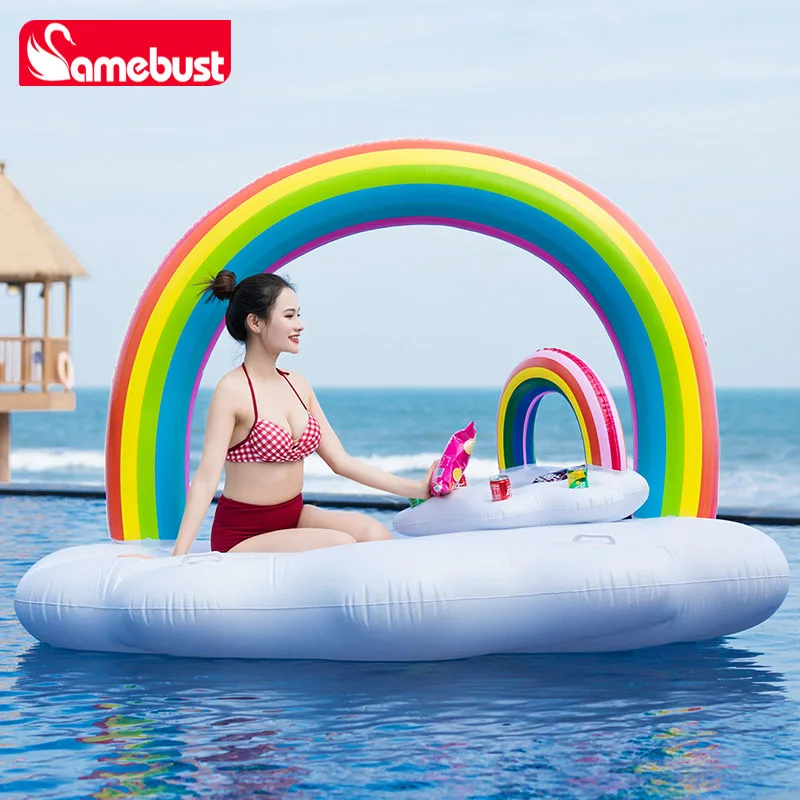 

Надувной водный плот-арка Camebust «Радуга» для украшения вечеринок у бассейна