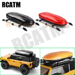 Multifunction roof luggage rack Box For 1/10 RC Crawler Car Traxxas TRX-4 Defender Bronco SCX10 90046 AX103007 RC4WD DIY Parts