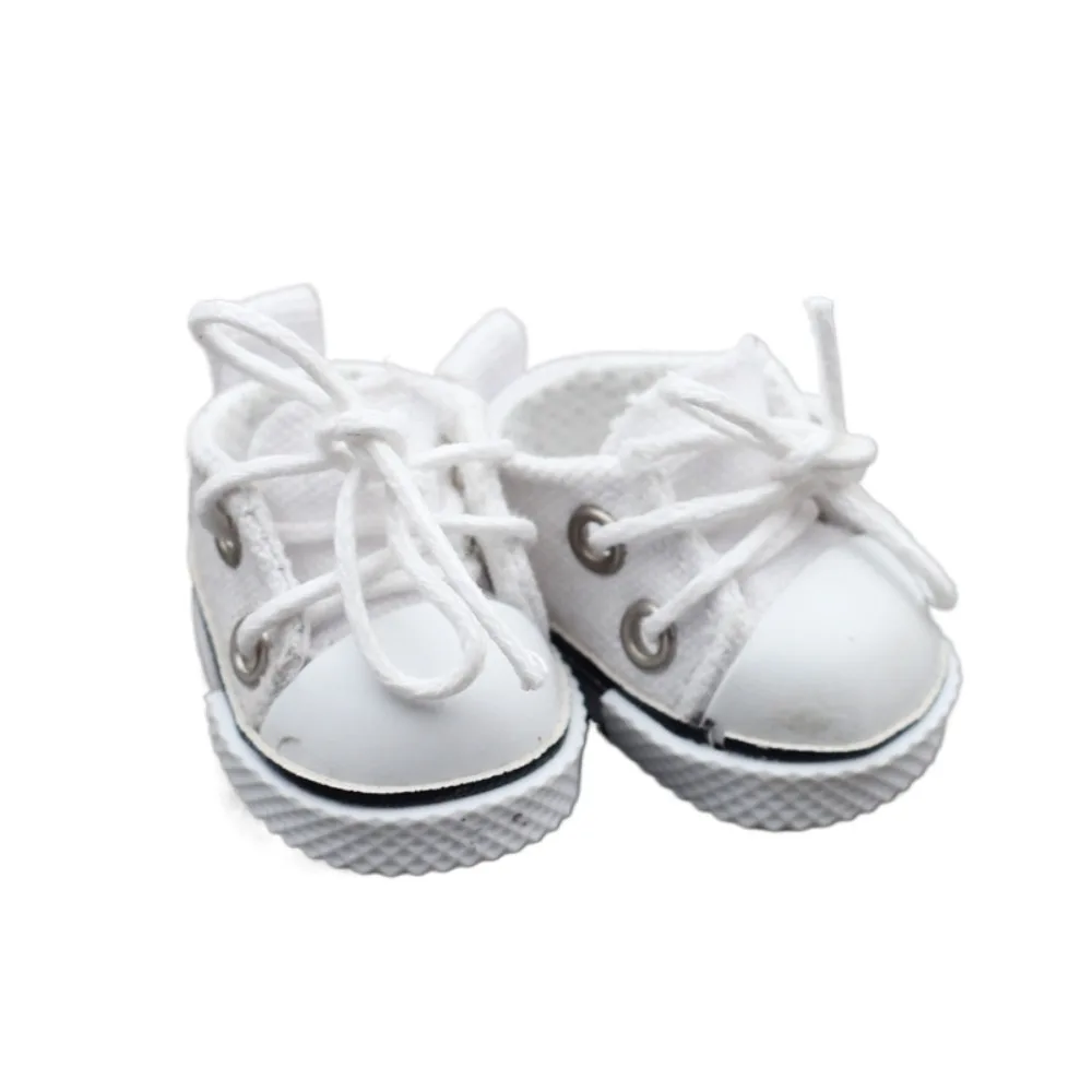 

Trendy Hand-made Hobbies 3.5*2cm Shoes Multiple Styles Dolls Shoes Kids Gifts DIY Accessories Canvas Shoes for 17cm Labubu