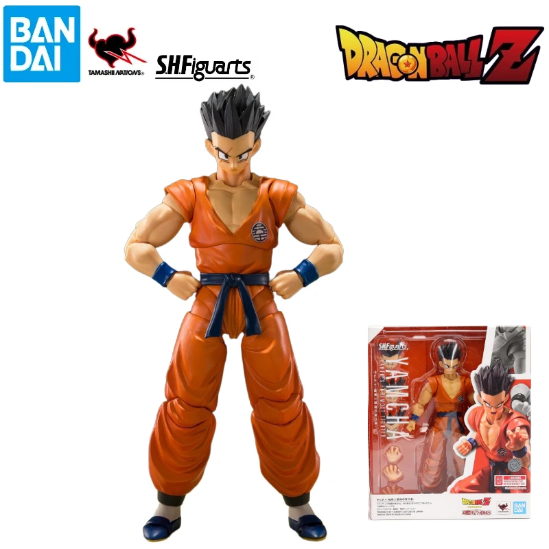 In Stock Brand New Bandai SHF Dragon Ball Series Yamucha - One of The Few Powerful People on Earth - Movable Figure Model Gift