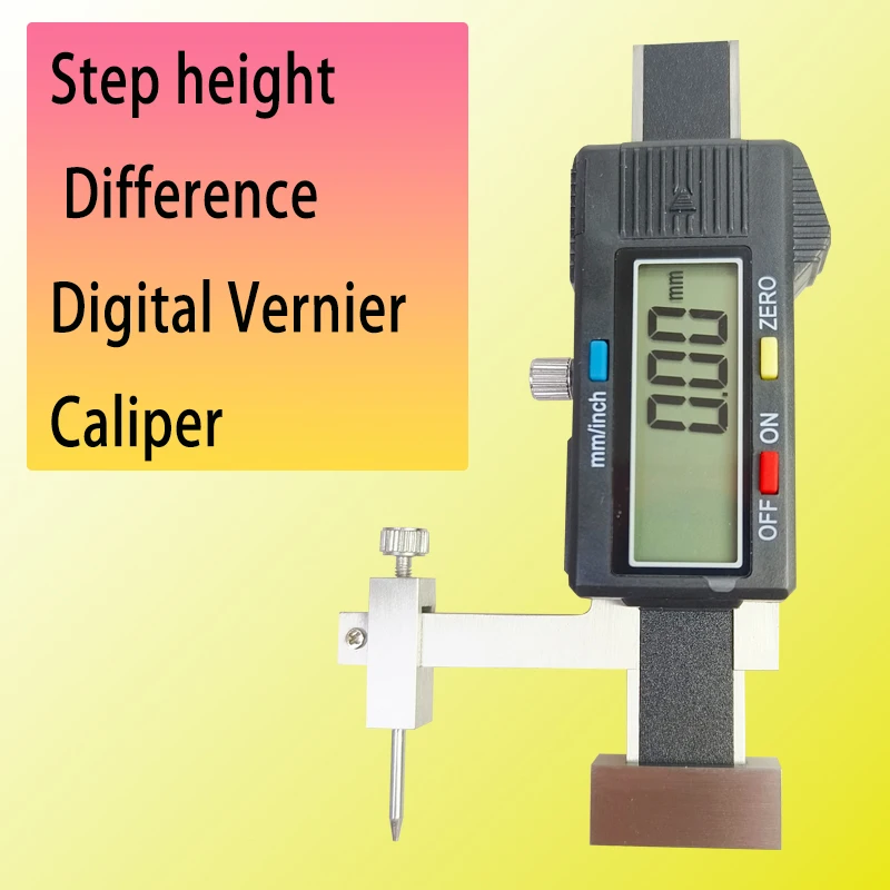 

Platform datum digital step gauge vernier caliper Fine needle probe unevenness pothole drop Segment difference height depth