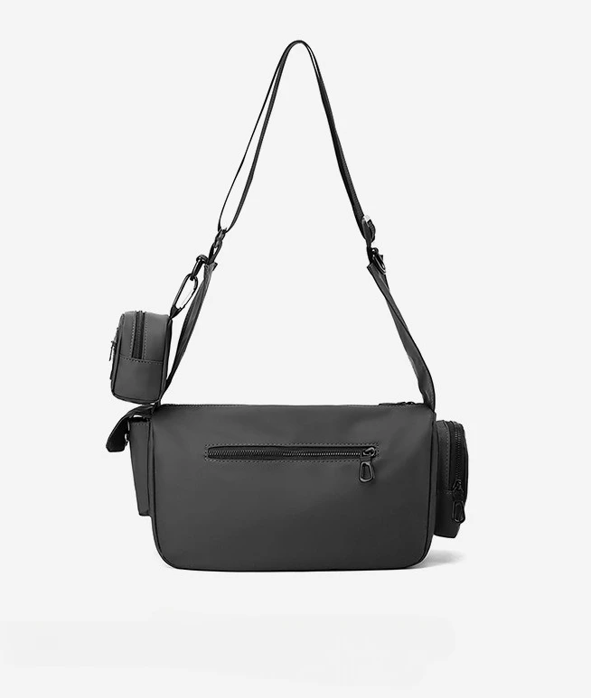 New Casual Men's Crossbody Bag, Large-capacity Outdoor Sports and Fitness Bag, Fashionable and Versatile Single-shoulder Bag