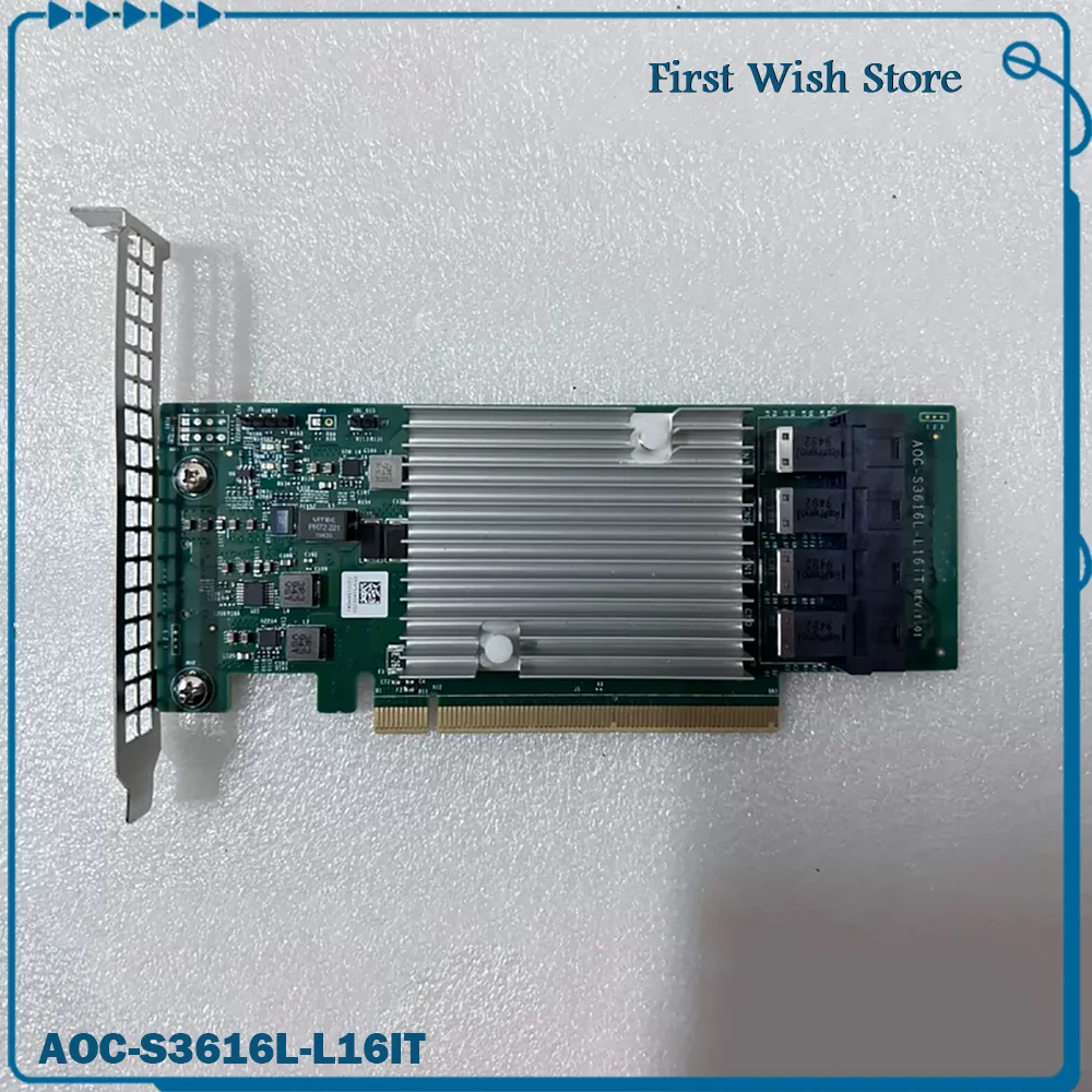 16-port SAS/SATA expansion card AOC-S3616L-L16IT