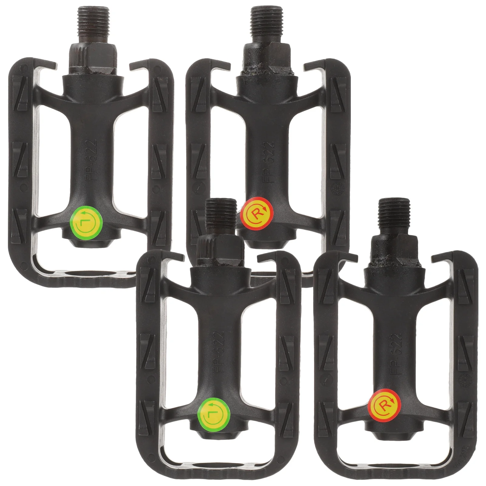 2Pairs Kids Bike Pedals Children Bicycle Replaceable Road Bike Pedals Anti-Skid Durable Lightweight Cycling Accessories