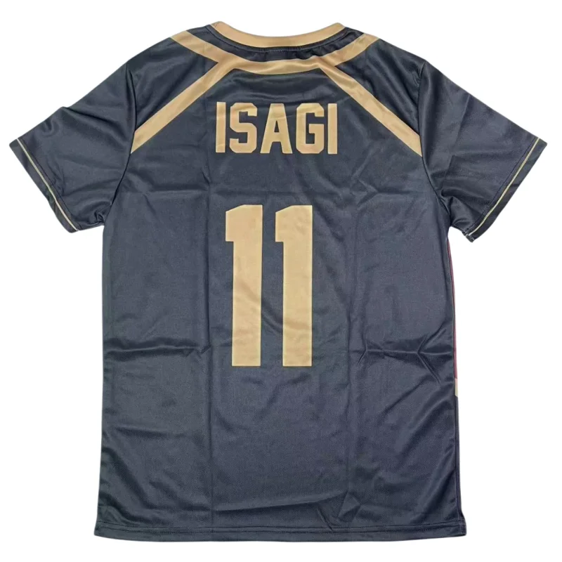 Chemise Isagi à serrure bleue, Costumes de Cosplay, Bastard Munchen # 11 Isagi Yoichi Maillots de football Ensemble short et haut Impression 3D